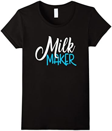 Womens Funny Breastfeeding Shirt Milk Maker Mom Mum Mommy Baby XL Black