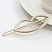 Adecco LLC 7pcs Minimalist Dainty Gold Silver Hollow Geometric Metal Hairpin Hair Clip Clamps,Circle, Triangle and Moon etc