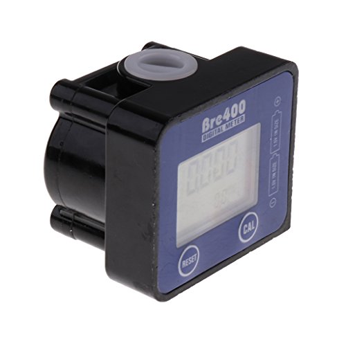 image for D DOLITY Auto Car LCD Display Electronic Flow Meter Water Oil Fluid Li