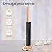 RONXS Candle Lighter Upright Double Plasma Lighter USB Lighter with LED Battery Display Safety Switch for Birthday Party Indoors Home Giftbox Champagnethumb 3