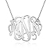 XXL Statement Monogram Necklace - 2 Inches - Custom Made with Any Initials! 18''