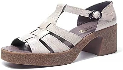 Wapipey Summer 2021 new leather wedge women's shoes with thick