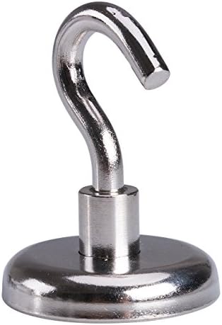 Strong Magnetic Hooks 32MM 100LB Mini Hooks Hanger Magnets Linked Fridge Home Kitchen Wall Hold