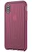 tech21 Evo Wave Phone Case for Apple iPhone X and Xs with 10 Foot Drop Protection, Burgundy