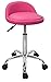 DevLon NorthWest Salon Stool with Back Rest Saddle Hydraulic Spa Stool (PINK)