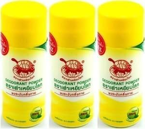 3pcs. 24 HR. WHITENING ARMPIT PROTECTION DEODORANT POWDER 100% NATURAL HERBS PRODUCT