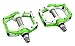 Onedayshop 1 Pair Aluminium Alloy 3 Bearing Shock Absorption Aluminum Pedals Mountain Road Bicycle Bearing Platform Pedals