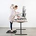 VIVO White Deluxe Height Adjustable 36 inch Standing Desk Converter, Sit Stand Tabletop Dual Monitor and Laptop Riser Workstation, DESK-V000DW