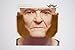 Mustaches Self Adhesive Sideburns Fake Mutton Chops, Novelty, False Facial Hair, Costume Accessory for Adults, Chestnut Color
