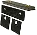 Monroe High Performance Magnetic Catch, Black Zinc Finish, 22 lbs Pull Power