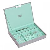 Stackers Dove Gray with Mint Classic Jewelry Box