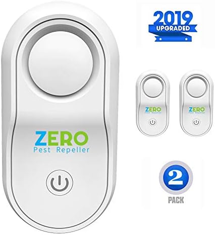 Ultrasonic Pest Repeller, 2019 Upgraded 2 Pack Ultrasonic Pest Control Reject Devices Electronic Plug In Repellent Defender Home Indoor for Rat Mosquito Mice Spider Ant Roaches Bugs Flea Insect