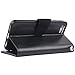 Arae Case for iPhone 6s / iPhone 6, Premium PU Leather Wallet case [Wrist Strap] Flip Folio [Kickstand Feature] with ID&Credit Card Pockets for iPhone 6s / 6 4.7 inch (Black)