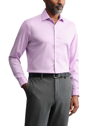 Van Heusen Men's Dress Shirt Slim Fit Ultra Wrinkle Free Flex Collar Stretch