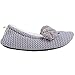 MiYang Women's Super Soft Lovely Animal Ballerina Slipper Grey L