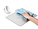 Nulaxy Aluminum Mouse Pad Non-Slip Rubber Base and Micro Sand Blasting, Silver