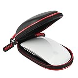 For Apple Magic Mouse Case Protector I and II 2nd Gen Hard EVA Storage Carrying Case Bag with Carabiner