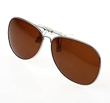 Jaky® Retro Polarized Glasses Clip on Flip up Classic AVIATOR Mens&Womens Sunglasses