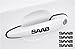 SAAB Door handle decal 4pcs, set 80mm (black)