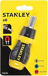 Stanley 066358 Multi-Bit Stubby Screwdriver Set with Magnetic Tips view 12