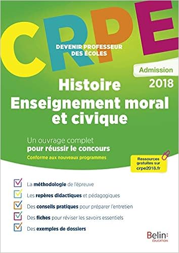 Amazon Fr Histoire Enseignement Moral Et Civique Epreuve Orale D Admission Crpe Tarin Pierrick Livres