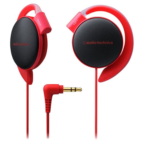 Audio Technica ATH-EQ500 RD Red | Ear-Fit Headphones (Japan Import)