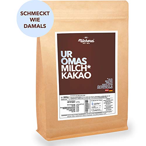 Kakao-Milch-Pulver MILCHEREI 800g Traditionelle Heiße-Trink-Schokolade mit regionalem Milch-Pulver