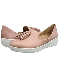 Fitflop Women 's borla Superskate D' Orsay latticed Mocasines piel