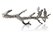 [Mother's Day Gift] Cast Iron Birds On Branch Hanger With 6 Hooks | Decorative Cast Iron Wall Hook Rack | For Coats, Hats, Keys, Towels, Clothes | 18.5x2x4.5” - With Screws And Anchors (Antique White)