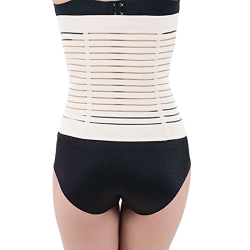 Shymay Women's Tummy Slimming Shapewear Breathable Girdle Waist Training Cincher, Khaki1, Tag Size 3XL=US Size Large - Thumbnail 3