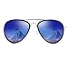 Classic Aviator Sunglasses for Women PARZIN Men Fashion Mirrored UV400 Eyewear, Metal Frame Shades PZ9506