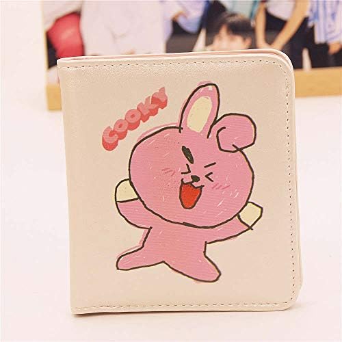 Bulletproof Youth Regiment bt21 Tanaka Min Kim Tai Heng around the female Korean version of the student cute short wallet,4
