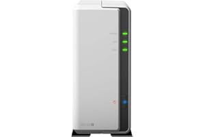 Synology DiskStation DS120j NAS Server, Marvell Armada 3700 88F3720, 512MB DDR3L Memory, 2TB SATA, Synology DSM Software