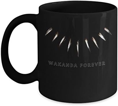 Wakanda Forever Black Panther Mug, Wakanda Coffee Mug, Wakanda Forever, Custom Black Panther Mug, Monogrammed Black Panther mug, Monogrammed Wakanda Mug, T'Challa Mug, King T'Challa, Marvel