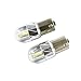 SUPAREE 2X680 Lumens 1156 1141 1003 3030 6SMD Led Light Bulb Use for Back Up Reverse Lights,Tail Lights,Rv lights White