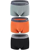 KAYIZU Men's Underwear Super Soft Cotton Low Rise Trunks