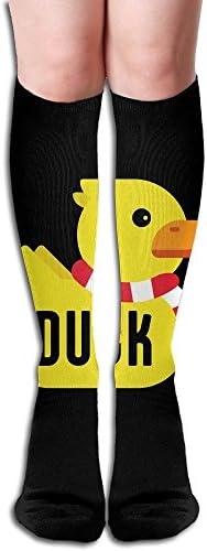 CUUO Lovely Little Yellow Duck Christmas Stylish Socks Leg Warmer For Girls And Women-19.7 Inch