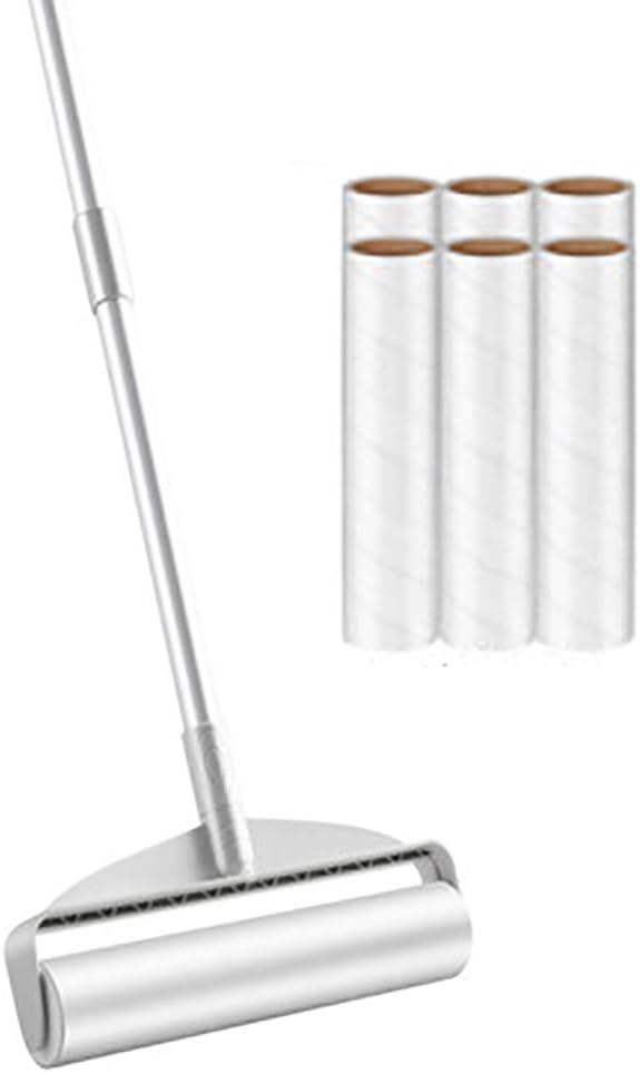 Telescopic Sticky Lint Roller Dust Removal Roller for Floor Clay