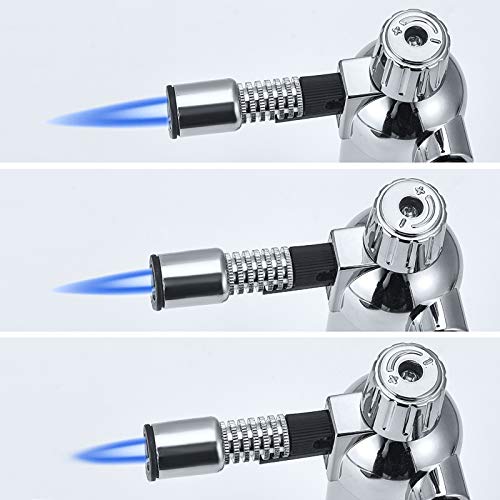 Butane Torch, Adjustable Flame Kitchen Torch Lighters Refillable 13ML