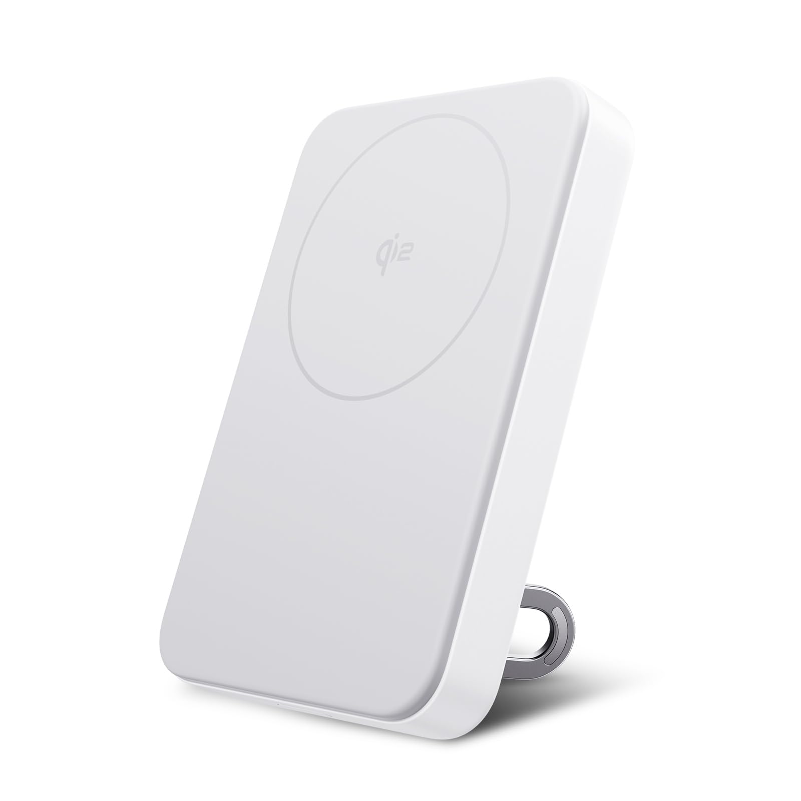 EF ECOFLOW Rapid Mag Power Bank, Qi2 Certified 15W Ultra-Fast MagSafe-Compatible Portable Charger, 10,000mAh Magnetic Power Charger with Foldable Stand, for iPhone 17/16/15.