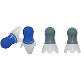 Pressure Reducing Ear Plugs Noise Reducing Earplugs Travel Accessory Silicone Hearing Protection Flight earplugs 2Pairs (Blue