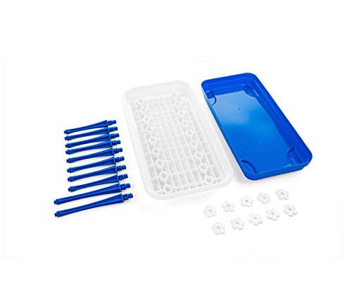 Vivian Bottle Drying Rack Mug Organizer Holder Cup Drying Rack Kitchen Accessories for 10 PCS Bottles Cups (Blue)