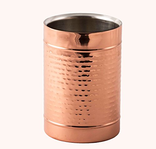 Copper Double Wall Wine Cooler – Insulated Cooler Ice Bucket – Champagne Bucket or Wine Chiller Bottle Cooler