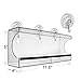 Birdcraft Large Window Bird Feeder with Removable Tray and 3 Suction Cups