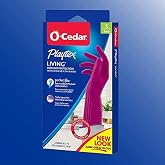 Playtex Living Reuseable Rubber Cleaning Gloves (Small, 3 Pairs), Premium Protection Reusable Household Gloves