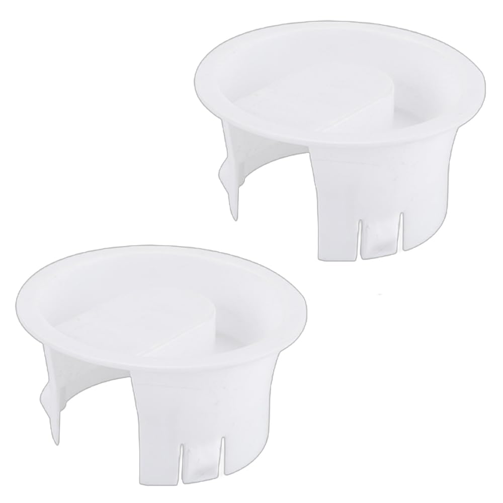 Photo 1 of 2 Pcs Glass Water Pitcher Lids, Glass Carafe Lids Covers, Food Grade Plastic Anti-Dust Splash Resistant Stoppers Covers for Water Jug Glass Bistro Pitcher