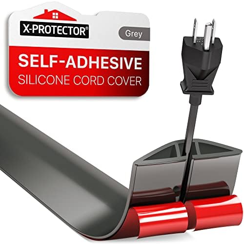 Floor Cord Cover XProtector 5’ Overfloor Cord Protector Self