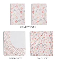 Beatrice Home Fashions Coastal Print Microfiber