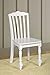 Hillsdale Furniture Lauren Wood Dining or Desk Chair, White