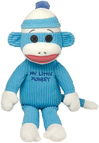 Ty Beanie Buddy 90133 My Little Blue Sock Monkey